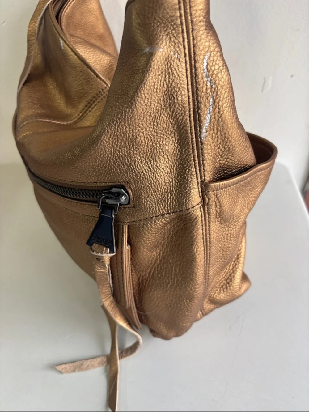 Aimee Kestenberg Road Trip Bronze Hobo Bag